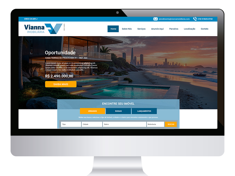 https://criacaodesitespiracicaba.com.br/ - Imobiliária Vianna